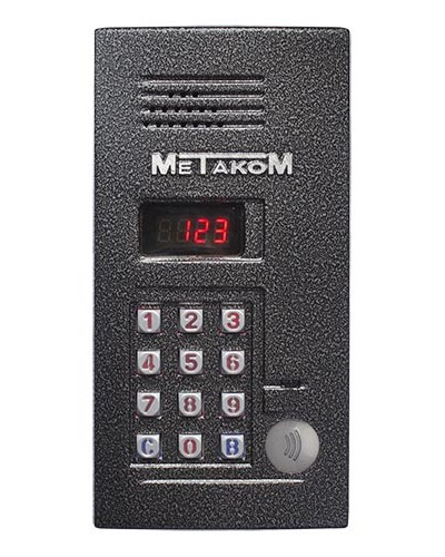 Блок вызова домофона Метаком MK2012-MFEV в Оренбурге Блоки вызова многоабонентные Pintop.ru