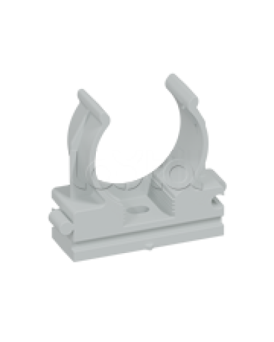 CFQ32 Держатель (клипса) для труб, для монтажного пистолета D32мм, цвет чёрный (1уп=50шт) Экопласт (41532BL) в Оренбурге Держатели, клипсы, скобы Pintop.ru