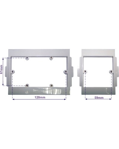 Суппорт пластиковый 45x90, под винт TWT TWT-CT100-F45X90 в Оренбурге Аксессуары для кабель-канала Pintop.ru