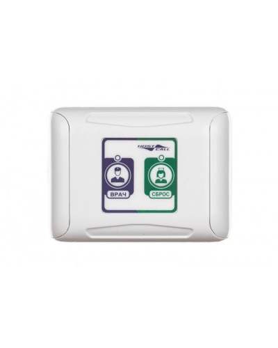 Кнопка присутствия/сброса и вызова врача Hostcall MP-434W2 в Оренбурге Система оповещения и трансляции Hostcall Pintop.ru