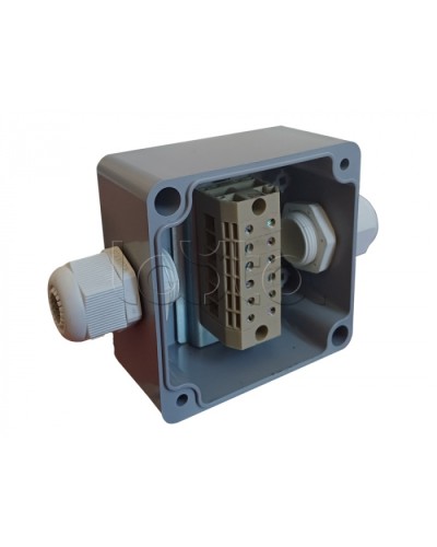 Коробка пылевлагонепроницаемая клеммная G366 А К 10 мм2 АЯКС IP66/IP65, 82x80x55 Магнито-контакт в Оренбурге Распределительные коробки Pintop.ru