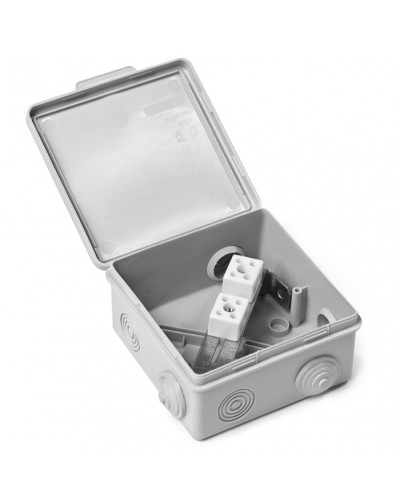 Коробка монтажная огнестойкая пластиковая герметичная КМОПГ IP54, 4 контакта для кабеля до 2,5мм2(4к х 2,5 мм) ПожТехКабель 071-003 в Оренбурге Распределительные коробки Pintop.ru