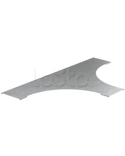 Крышка разв. лестн. LESTA Т-обр. осн. 200мм R600 HDZ IEK (CRT05D-4-200-10-HDZ) в Оренбурге Аксессуары для лотков Pintop.ru