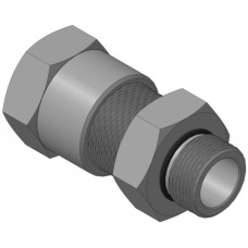 Кабельный ввод для бронированного кабеля с уплотнением внутренней оболочки кабеля резьбой G3/4, внешним диаметром кабеля D=18-22 мм и проходным диаметром кабеля d=8-12 мм Спектрон КВБ-22/12-М-G3/4