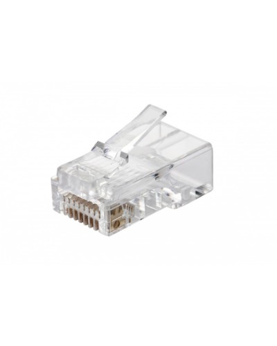 Вилка RJ45 Q-PLUG, категория 6, UTP, для полевой установки, без цвета, упаковка 50 штук Eurolan (13A-U6-11WT) в Оренбурге Коннекторы и разъемы Pintop.ru