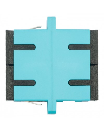 Адаптер оптический проходной SC-SC, OM3, дуплекс (duplex), бирюзовый Datarex DR-541023 в Оренбурге Коммутационные изделия Pintop.ru