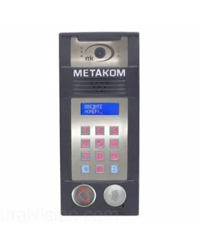 Многоабонентый антивандальный блок вызова со встроенной гибридной видеокамерой Метаком MК2018-MFCGVH в Оренбурге Блоки вызова многоабонентные Pintop.ru