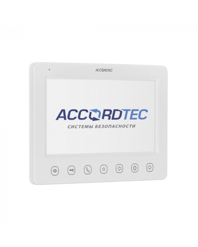 Монитор видеодомофон AccordTec AT-VD 751C/M/SD WH в Оренбурге Абонентские IP устройства Pintop.ru