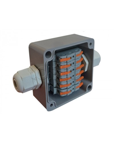 Коробка пылевлагонепроницаемая клеммная G366 А Wago АЯКС IP66/IP65, 82x80x55 Магнито-контакт в Оренбурге Распределительные коробки Pintop.ru