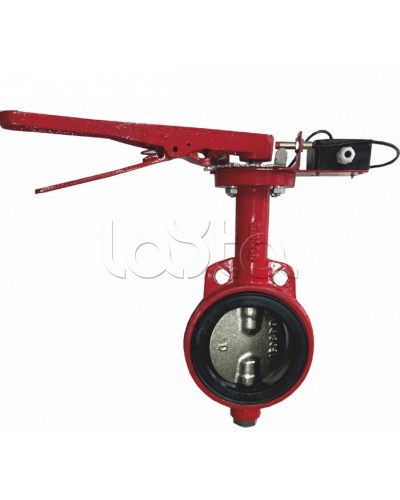 Затвордисковый с ручным приводом с контролем положения УКПЗА Спецавтоматика 3т 200/1,6(Р)-Ф.У3.1-АМК-200v3 в Оренбурге Затворы дисковые Pintop.ru