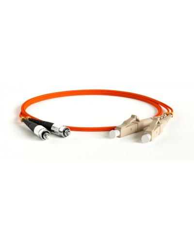 Патч-корд волоконно-оптический Hyperline FC-D2-50-FC/PR-LC/PR-H-3M-LSZH-OR в Оренбурге Патч-корды оптические Pintop.ru