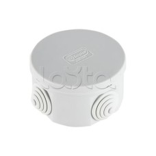 Экопласт JBR080 Коробка распред. о/п, D=80х40мм 4 вых., IP44 белый