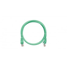 Шнур коммутационный 2хRJ45/8P8C, U/UTP, 4 пары, Кат.5е, LSZH, зеленый (5м) NIKOMAX NMC-PC4UD55B-050-C-GN