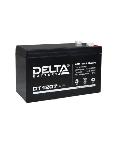 Аккумулятор свинцово-кислотный Delta DT 1207 в Оренбурге Электротехническое оборудование Pintop.ru