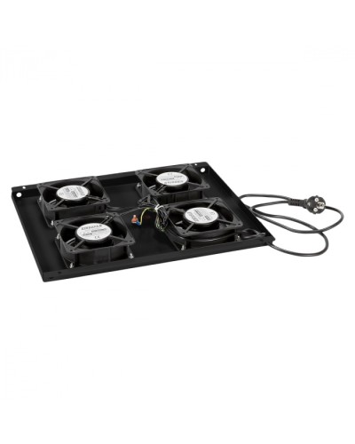 Панель вентиляционная с 4 вентиляторами Cabeus TRAY-60-BK в Оренбурге Вентиляторные модули Pintop.ru