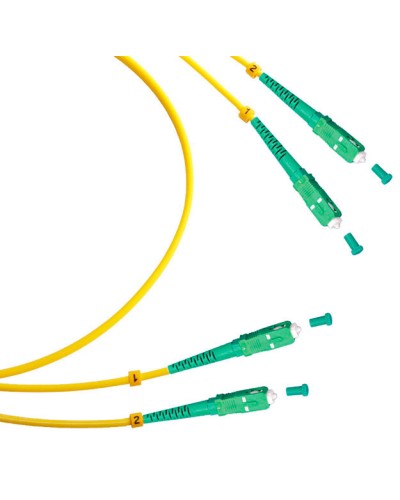 Шнур оптический duplex SC/APC-SC/APC 9/125 sm 7м LSZH Cabeus FOP(d)-9-SC/APC-SC/APC-7m в Оренбурге Патч-корды оптические Pintop.ru