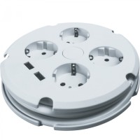 Удлинитель Navigator 61 456 NPE-USB02-04-150-ESC-3X1с/з выкл.4 гн.1.5м USB2.1A