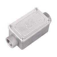 Коробка протяжная алюминиевая, 2 ввода 180°, М25х1,5 ,IP55, 118х51х42мм DKC (6030-25)