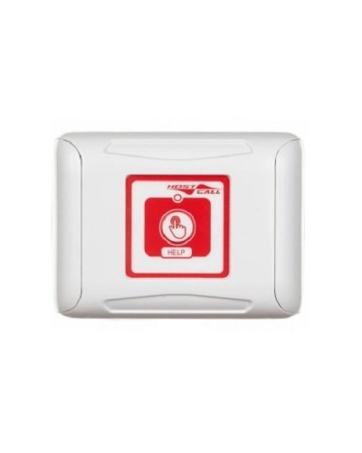 Влагозащищенная радиокнопка вызова Hostcall MP-411W2 в Оренбурге Система оповещения и трансляции Hostcall Pintop.ru