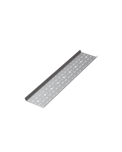 Дно лестничного лотка перфорированное 600х1,0 L2000 мм КМ-профиль (DLLP600-1.0-2000) в Оренбурге Кабельные лотки Pintop.ru