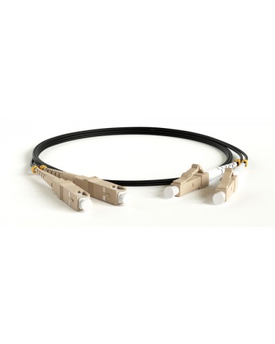 Патч-корд волоконно-оптический Hyperline FC-D2-50-LC/PR-LC/PR-H-20M-LSZH-BK в Оренбурге Патч-корды оптические Pintop.ru