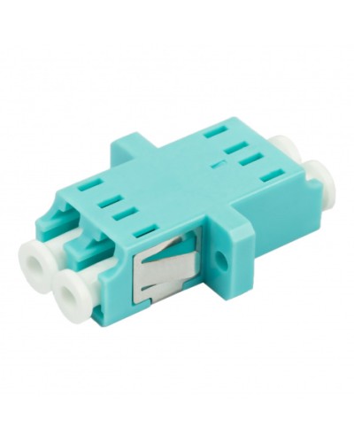 Адаптер оптический проходной LC-LC, OM3, дуплекс (duplex), бирюзовый Datarex DR-541123 в Оренбурге Коммутационные изделия Pintop.ru