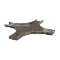 Ответвитель X-образный горизонтальный плавный Hyperline RST-CXS-200-80-0,8-R100-SZ