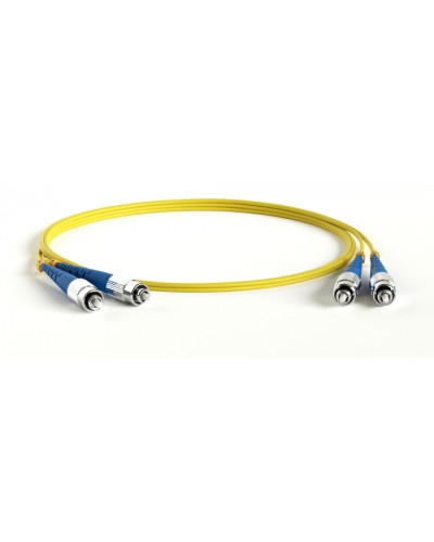 Патч-корд волоконно-оптический Hyperline FC-D2-9-FC/UR-ST/UR-H-1M-LSZH-YL в Оренбурге Патч-корды оптические Pintop.ru