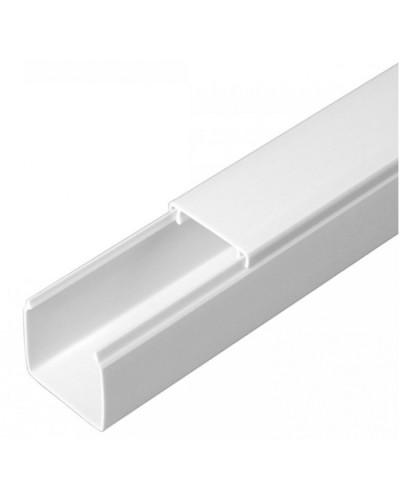 Кабель-канал белый 2-й замок в п/э 25х25 (32 м/уп) Промрукав (PR03.0051) в Оренбурге Кабель-канал Pintop.ru