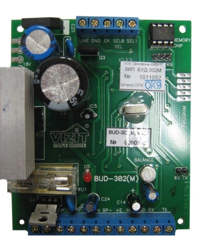 Плата печатная в сборе Vizit ЗИП БУД-302М в Оренбурге Аксессуары для многоабонентных систем Pintop.ru