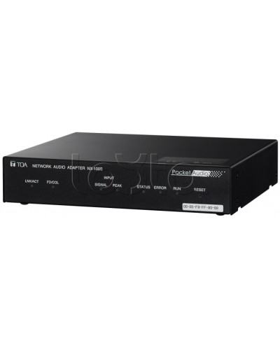 Шлюз передачи аудио, управляющих сигналов через сеть TOA NX-100S W в Оренбурге Системы оповещения и трансляции TOA Pintop.ru