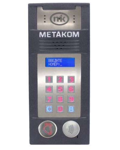 Многоабонентый антивандальный блок вызова со встроенной видеокамерой Метаком MК2018-RFMFСGV в Оренбурге Блоки вызова многоабонентные Pintop.ru