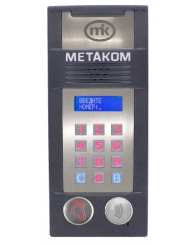 Многоабонентый антивандальный блок вызова Метаком MК2018-RFMFСG в Оренбурге Блоки вызова многоабонентные Pintop.ru
