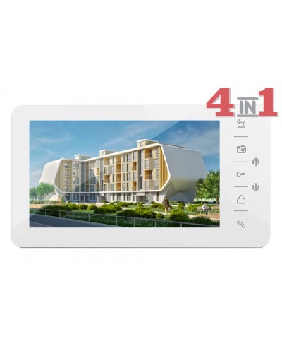 Монитор цветного видеодомофона Tantos Prime HD (White) VZ в Оренбурге Абонентские видеоустройства Pintop.ru