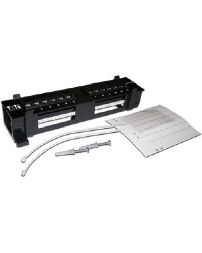 Патч-панель настенная горизонтальная 12 портов RJ-45 TWT TWT-PP12UTP-H в Оренбурге Патч панель Pintop.ru