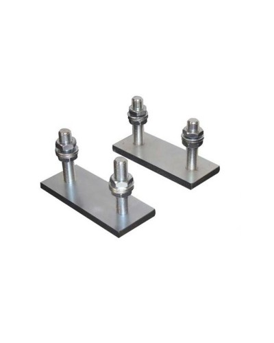 Подставка регулировочная с болтами, комплект для 1 тележки, универсальная для тележек S и M Came PLATE KIT C1 - в Оренбурге Комплектующие для откатных ворот Pintop.ru