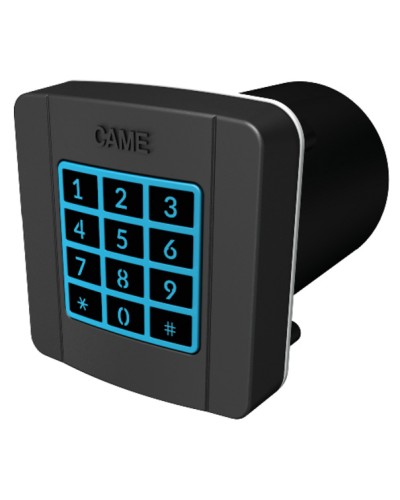 Клавиатура кодонаборная накладная, 12 кнопок, синяя подсветка Came 806SL-0150 в Оренбурге Запчасти для шлагбаумов и автоматики Pintop.ru