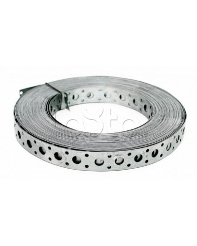 Лента монтажная перфорированная прямая для прямого монтажа ЛМП 12х0,55 (25 м.) Промрукав (PR08.3830) в Оренбурге Стяжки-хомуты Pintop.ru