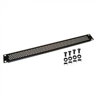 19" вентиляционная фальш-панель 1U, черная LANMASTER (LAN-DC-VNP-1U)