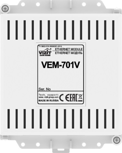 Ethernet модуль Vizit VEM-701V в Оренбурге Аксессуары для многоабонентных систем Pintop.ru