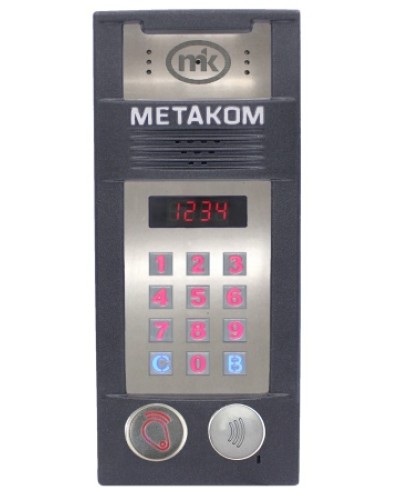 Многоабонентый антивандальный блок вызова со встроенной видеокамерой Метаком MК2018-RFMFСV в Оренбурге Блоки вызова многоабонентные Pintop.ru