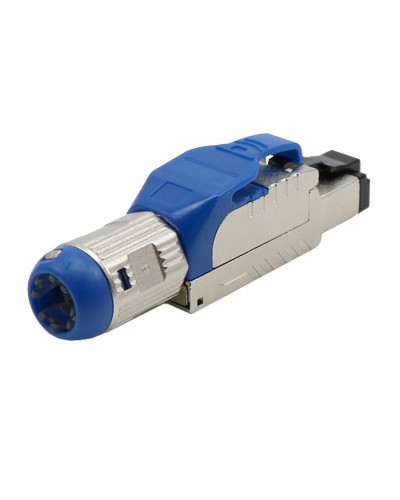 Разъем полевой оконцовки RJ-45 8P8C Hyperline PLUE-8P8C-S-C8-SH-BL в Оренбурге Коннекторы и разъемы Pintop.ru