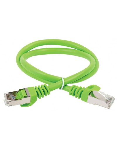 ITK Коммутационный шнур (патч-корд), кат.5Е FTP, 3м, зеленый (PC02-C5EF-3M) в Оренбурге Патч-корды и пигтейлы Pintop.ru