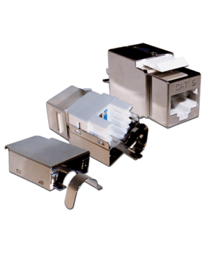 Вставка Keystone RJ-45, категория 6, экранированная, 180 градусов LANMASTER (LAN-OK45S6/180) в Оренбурге Коммутационные изделия Pintop.ru