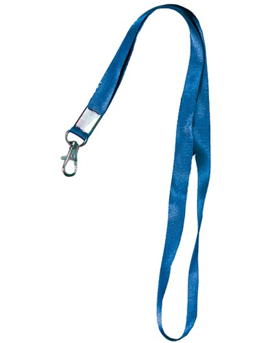 Лента шёлковая с металлическим карабином-защёлкой Tantos TS-STR (blue) в Оренбурге Дополнительное оборудование для СКУД Pintop.ru