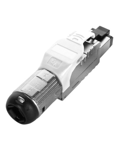 Разъем полевой оконцовки RJ-45 Hyperline (PLUE-8P8C-S-C6A-SH-WH) в Оренбурге Патч-корды и пигтейлы Pintop.ru