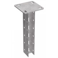 Стойка потолочная для средних нагрузок 35х30х500 пятка 120х120 Промрукав (PR08.2423)