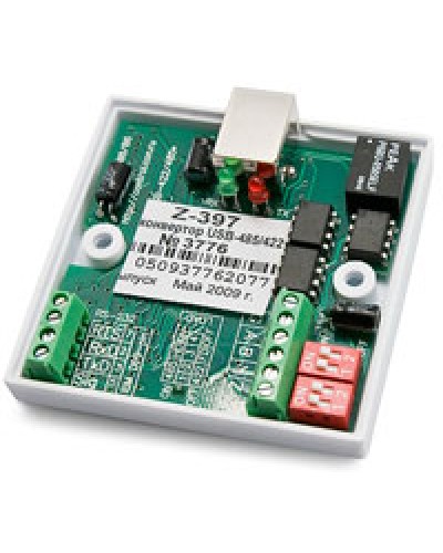 Конвертер специальный с гальванической развязкой USB RS422/485 IronLogic Z-397 (мод. USB) в Оренбурге Сетевая СКУД Matrix Pintop.ru