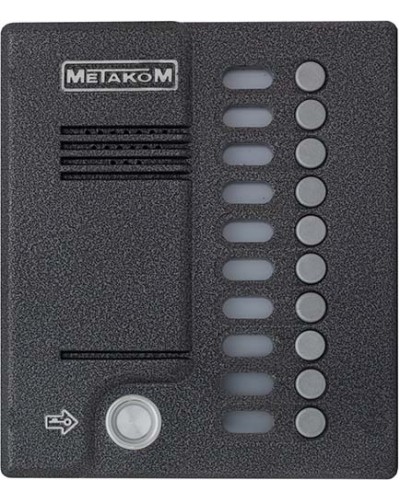 Блок вызова домофона Метаком МК10.2-ТМ4Е в Оренбурге Блоки вызова многоабонентные Pintop.ru