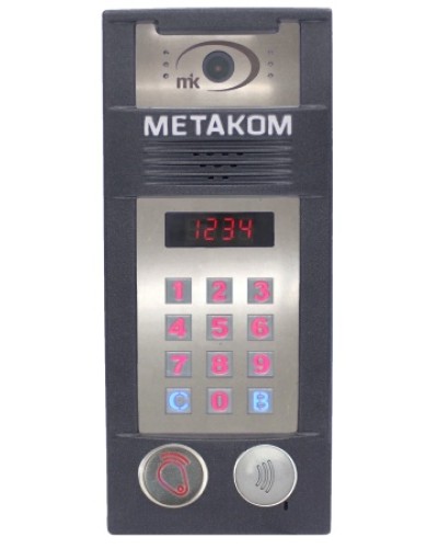 Многоабонентый антивандальный блок вызова со встроенной гибридной видеокамерой Метаком MК2018-RFMFСVH в Оренбурге Блоки вызова многоабонентные Pintop.ru